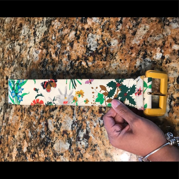 Rare Vintage Floral Gucci Belt SzXS main image 3